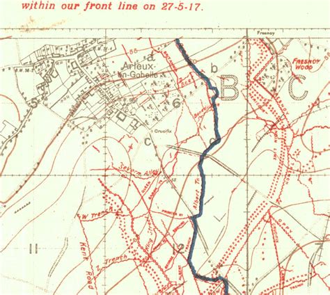 wwii british trenches map